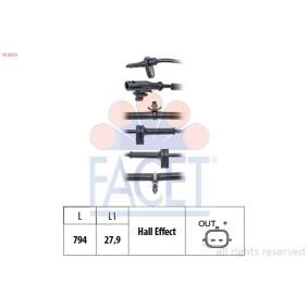 Comprar Sensor ABS de FACET 21.0213 a bajo precio de 93,61 €