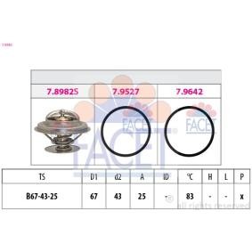 Acquista Termostato motore da FACET 7.8982 a buon mercato per soli 64,82 €