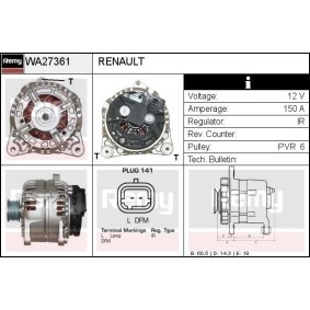 Lichtmaschine von DELCO REMY