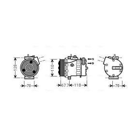 Acquista Compressore aria condizionata da AVA COOLING SYSTEMS FTAK384 a buon mercato per soli 465,23 €