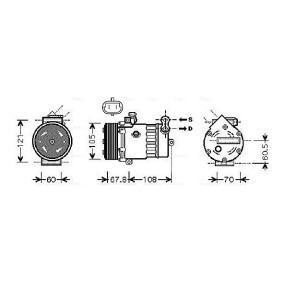 Acquista Compressore aria condizionata da AVA COOLING SYSTEMS OLAK477 a buon mercato per soli 452,93 €