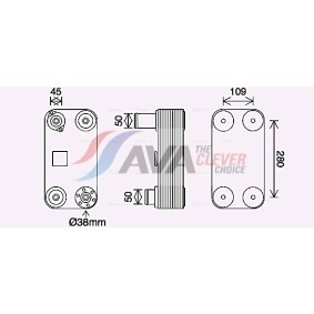 Acquista Radiatore motore da AVA COOLING SYSTEMS TO2750 a buon mercato per soli 331,92 €