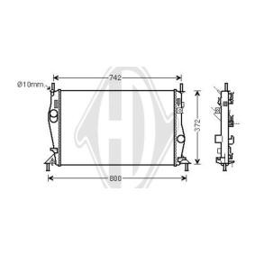 Achetez des Radiateur du moteur DIEDERICHS DCM3924 à prix pour 209,98 €