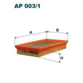 Köp Luftfilter av FILTRON AP 003/1 till det låga priset 106,86 kr