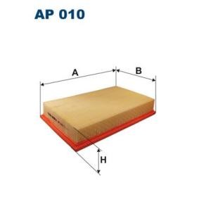 Comprar Filtro de aire de FILTRON AP 010 a bajo precio de 10,02 €