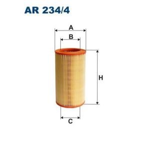 Luftfilter AR 234/4 CHRYSLER DELTA von FILTRON