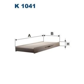 Köp Kupéfilter av FILTRON K 1041 till det låga priset 140,53 kr