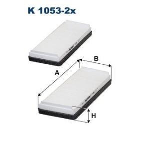 Osta Suodatin, sisäilma FILTRON:llä K 1053-2x edullisesti hintaan 16,14 €