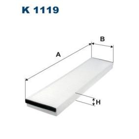 Comprar Filtro de habitáculo de FILTRON K 1119 a bajo precio de 12,95 €