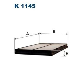 Comprar Filtro de habitáculo de FILTRON K 1145 a bajo precio de 17,27 €