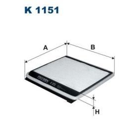 Compre Filtro, ar do habitáculo da FILTRON K 1151 a um preço baixo por 11,16 €