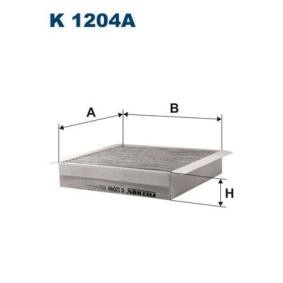 Comprar Filtro de habitáculo de FILTRON K 1204A a bajo precio de 19,55 €