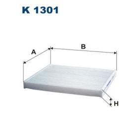 Achetez des Filtre d'habitacle FILTRON K 1301 à prix pour 13,82 €