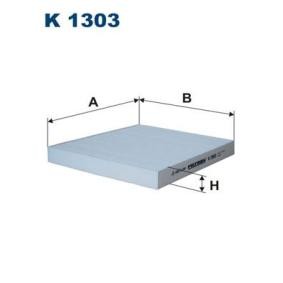 Achetez des Filtre d'habitacle FILTRON K 1303 à prix pour 11,69 €