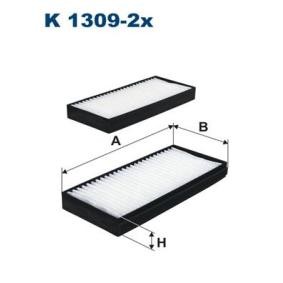 Comprar Filtro de habitáculo de FILTRON K 1309-2x a bajo precio de 13,68 €