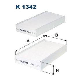 Comprar Filtro de habitáculo de FILTRON K 1342-2x a bajo precio de 22,79 €