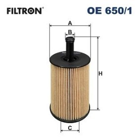 Achetez des Filtre à huile FILTRON OE 650/1 à prix pour 5,91 €