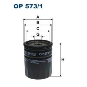 Comprar Filtro de aceite de FILTRON OP 573/1 a bajo precio de 14,26 €