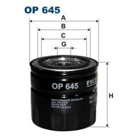 Achetez des Filtre à huile FILTRON OP 645 à prix pour 10,21 €