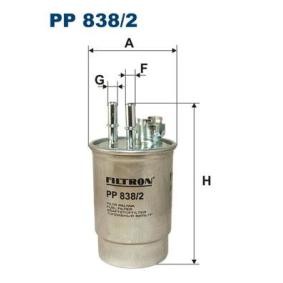 Compre Filtro de combustível da FILTRON PP 838/2 a um preço baixo por 15,75 €