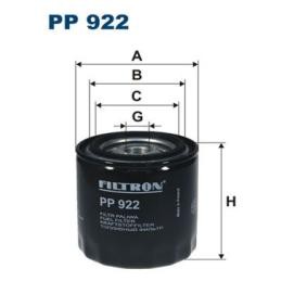 Comprar Filtro combustible de FILTRON PP 922 a bajo precio de 10,12 €