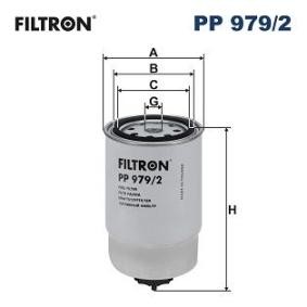 Comprar Filtro combustible de FILTRON PP 979/2 a bajo precio de 17,07 €