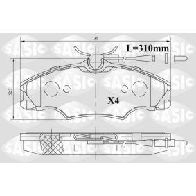Achetez des Plaquettes de frein SASIC 6210061 à prix pour 39,43 €