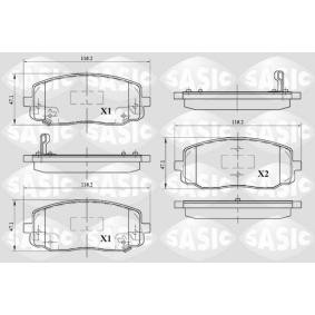 Comprar Juego de pastillas de freno de SASIC 6216094 a bajo precio de 30,27 €