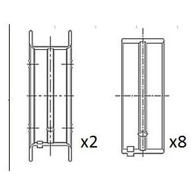 Kurbelwellenlager von FAI AutoParts