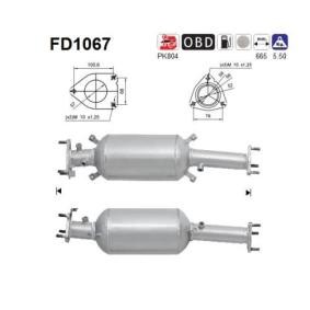 Partikelfilter (DPF) für HONDA von AS