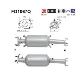 Partikelfilter (DPF) für HONDA von AS