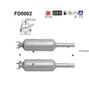 Partikelfilter (DPF) FD5002 von AS günstig für 359,10 € online kaufen