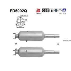 Partikelfilter (DPF) FD5002Q von AS günstig für 463,73 € online kaufen