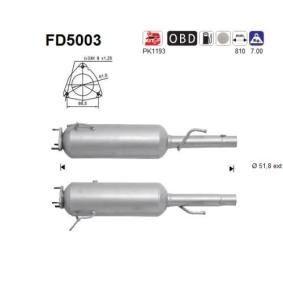 Partikelfilter (DPF) FD5003