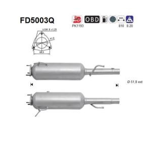 Partikelfilter (DPF) für FIAT von AS