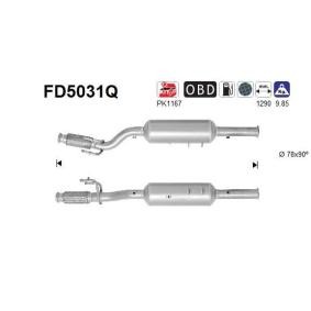 Partikelfilter (DPF) FD5031Q von AS günstig für 768,97 € online kaufen