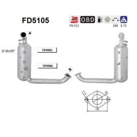 Compre Filtro de partículas da AS FD5105 a um preço baixo por 589,22 €