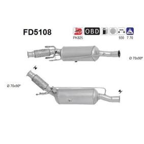 Partikelfilter (DPF) FD5108 von AS günstig für 682,69 € online kaufen
