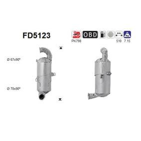Compre Filtro de partículas da AS FD5123 a um preço baixo por 506,18 €