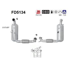Partikelfilter (DPF) von AS FD5134