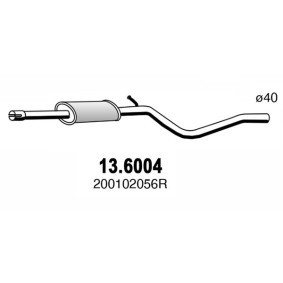 Mittelschalldämpfer 13.6004