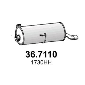 Endschalldämpfer 36.7110 von ASSO günstig für 142,19 € online kaufen