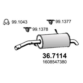 Endschalldämpfer 36.7114 von ASSO günstig für 161,11 € online kaufen