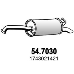 Endschalldämpfer 54.7030 von ASSO günstig für 170,44 € online kaufen