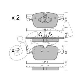 Acquista Kit pastiglie freni da CIFAM 822-1119-0 a buon mercato per soli 83,40 €