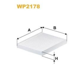 Compre Filtro, ar do habitáculo da WIX FILTERS WP2178 a um preço baixo por 8,64 €