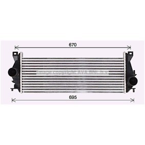 Kjøp Intercooler av PRASCO AU4338 til den lave prisen 2475,07 NOK