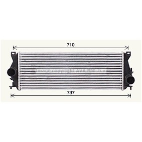 Kjøp Intercooler av PRASCO AU4339 til den lave prisen 3445,16 NOK
