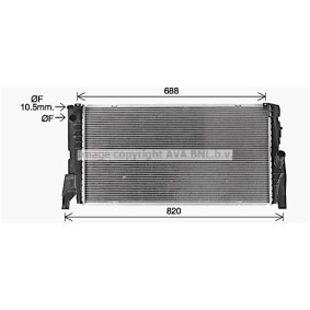 Achetez des Radiateur du moteur PRASCO BW2585 à prix pour 142,99 €