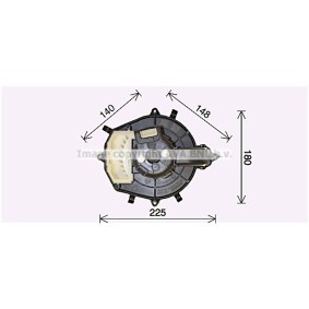 Achetez des Moteur électrique, pulseur d'air d'habitacle PRASCO CN8316 à prix pour 145,14 €